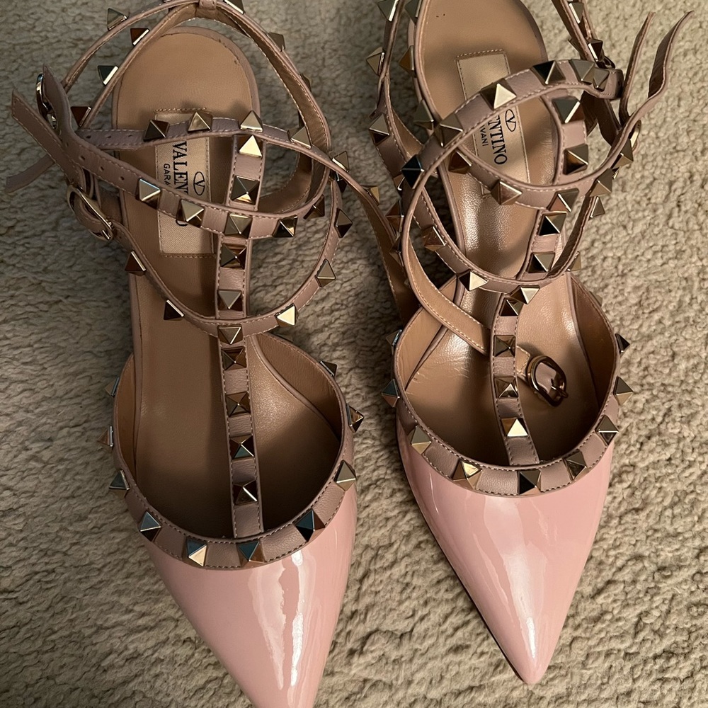 Valentino Rockstud Caged 65mm pumps